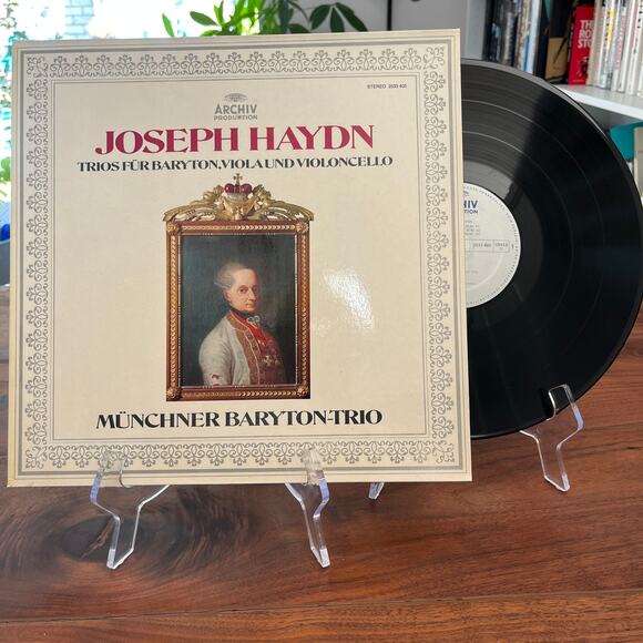 Haydn Trios Für Baryton, Viola, Violoncello LP 1978 Münchner Baryton-Trio Archiv - Picture 1 of 8